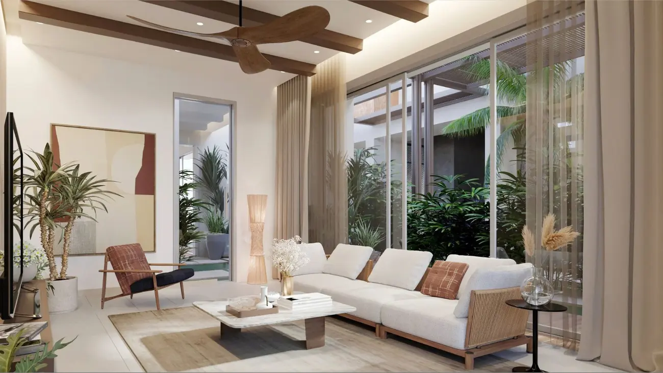 Không gian nội thất tinh tế của La Tiên Masterise Homes, mang phong cách Modern Wabi Sabi, gần gũi và sang trọng.