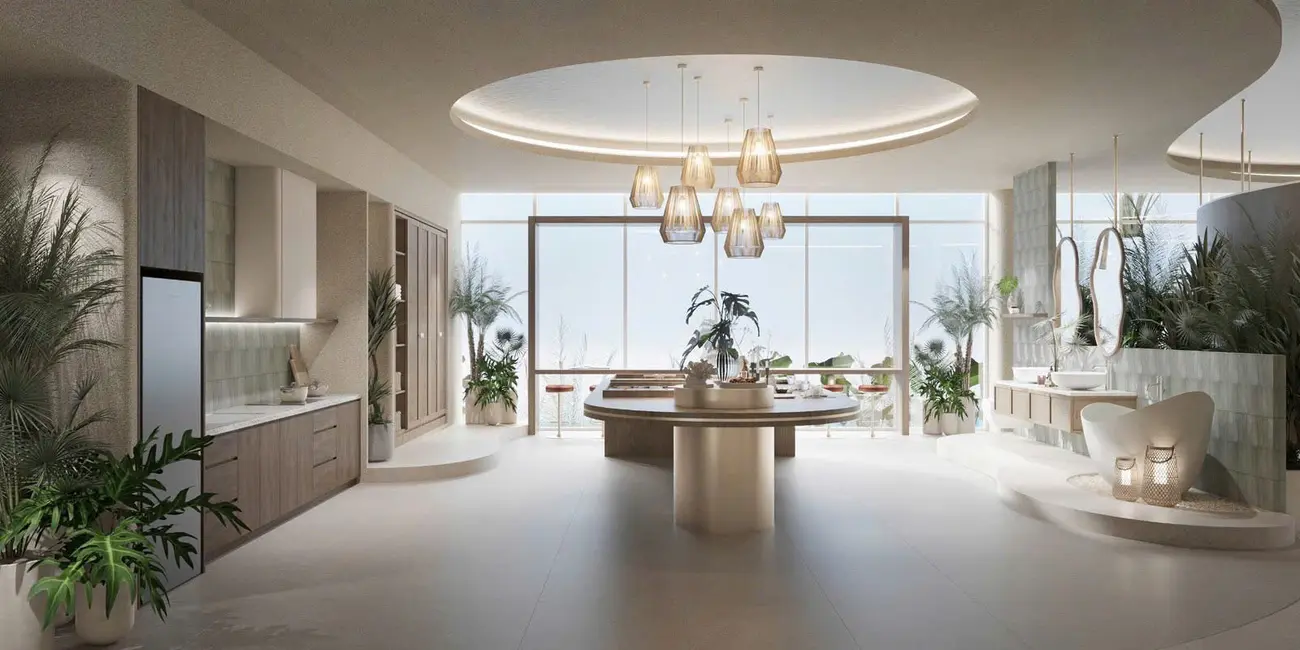 Không gian sống đẳng cấp tại La Tiên Masterise Homes bên vịnh biển Nha Trang.