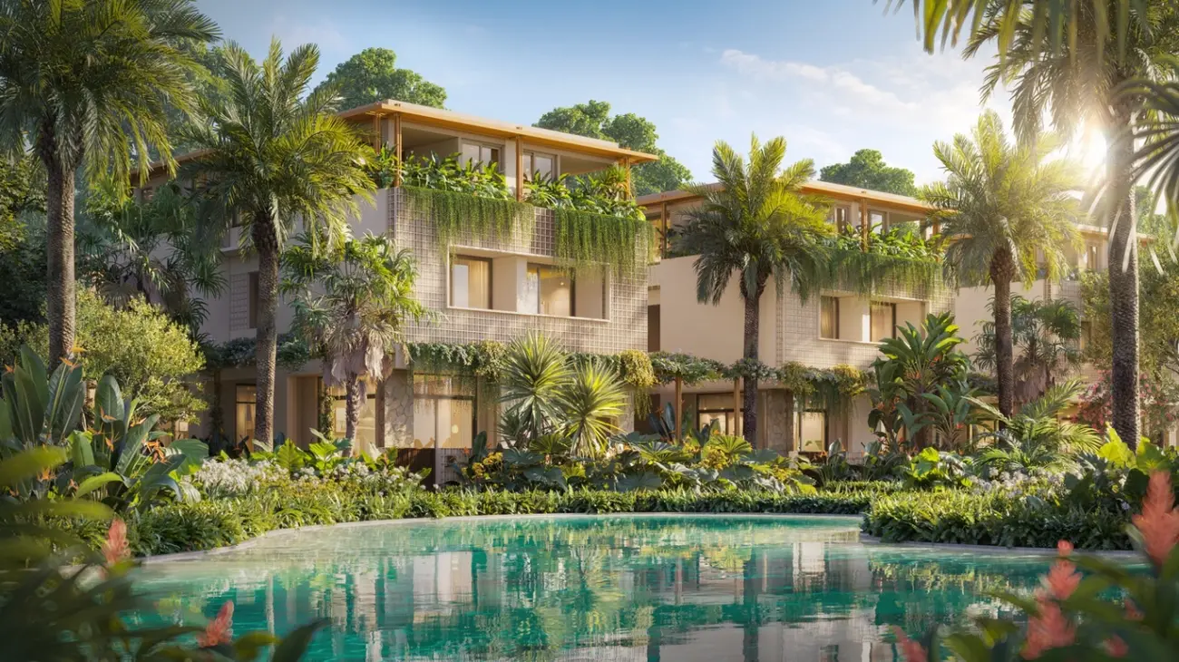 Phối cảnh tổng thể dự án La Tiên Villa với thiết kế “biết thở” hài hòa với thiên nhiên.