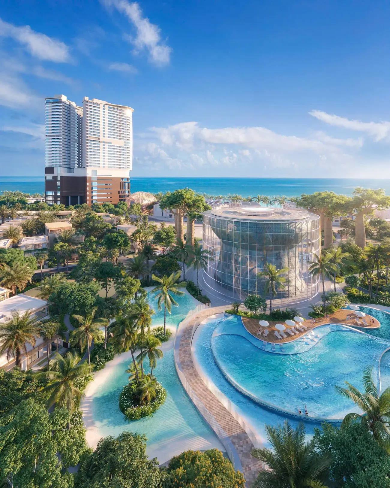 Toàn cảnh La Tiên Masterise Homes – Khu biệt thự sang trọng tại Bắc Nha Trang với tiện ích đẳng cấp quốc tế.