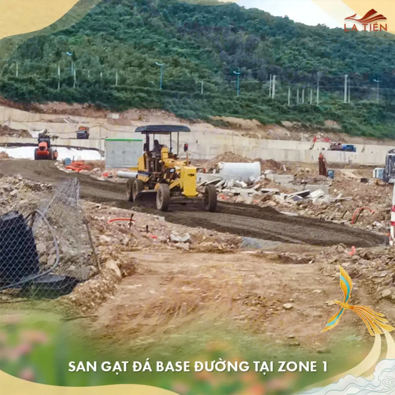 Công trường La Tiên Nha Trang đẩy nhanh tiến độ xây dựng, sớm trở thành biểu tượng mới cho cộng đồng.