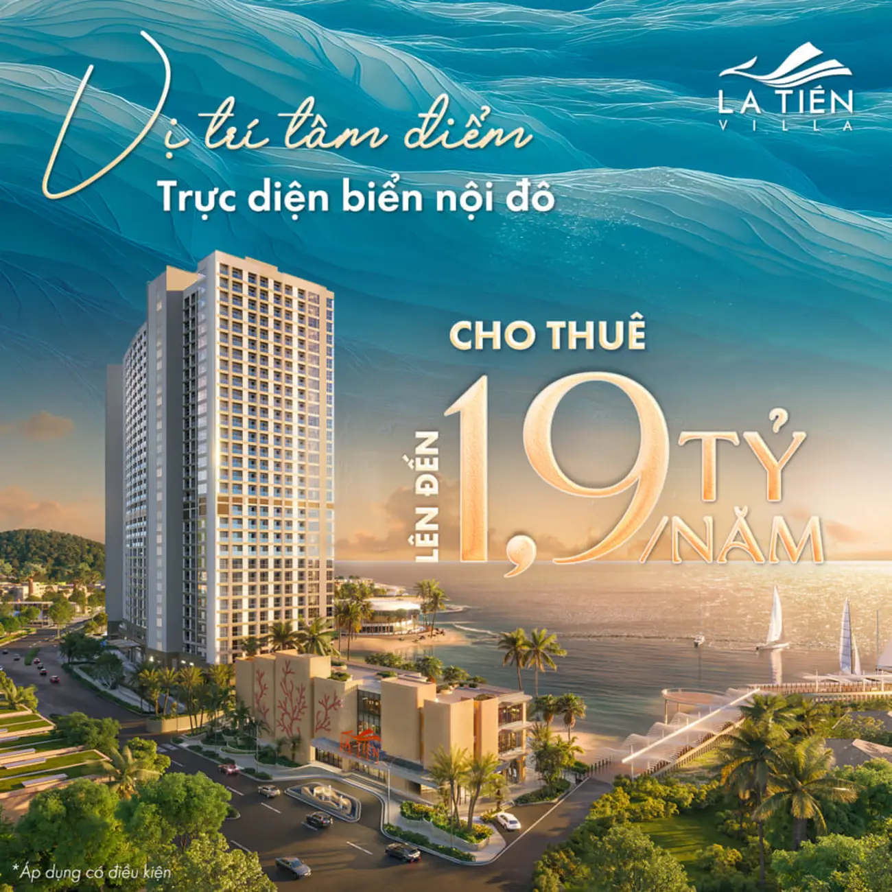 Đầu tư La Tiên Villa Masterise Homes – Trải nghiệm tiện ích 5 sao, bãi tắm riêng tư, bến du thuyền, và nhà hàng hoàng gia.
