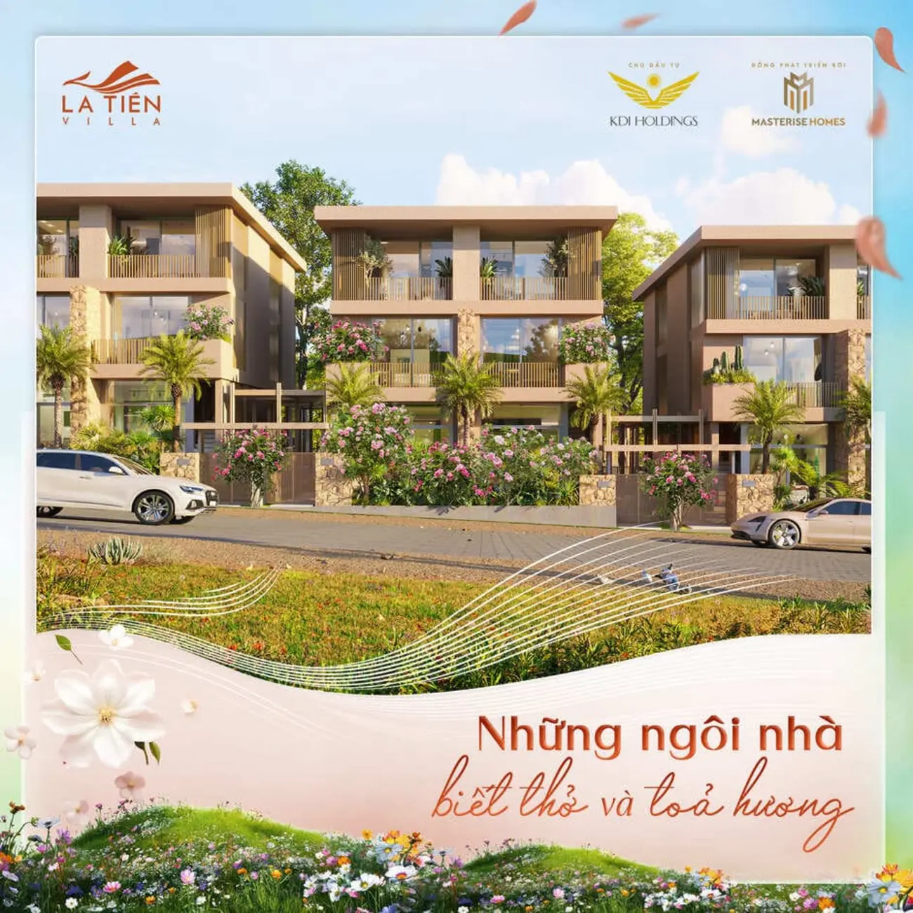 Những villa dốc hoa độc đáo tại La Tiên Nha Trang – nơi bốn mùa hoa nắng chạm thềm nhà.
