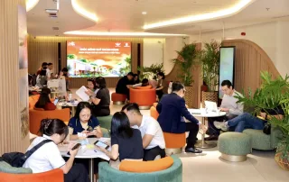 Sự kiện ký kết HĐMB tại La Tiên Villa với sự tham gia nhiệt tình của các chủ nhân tương lai.